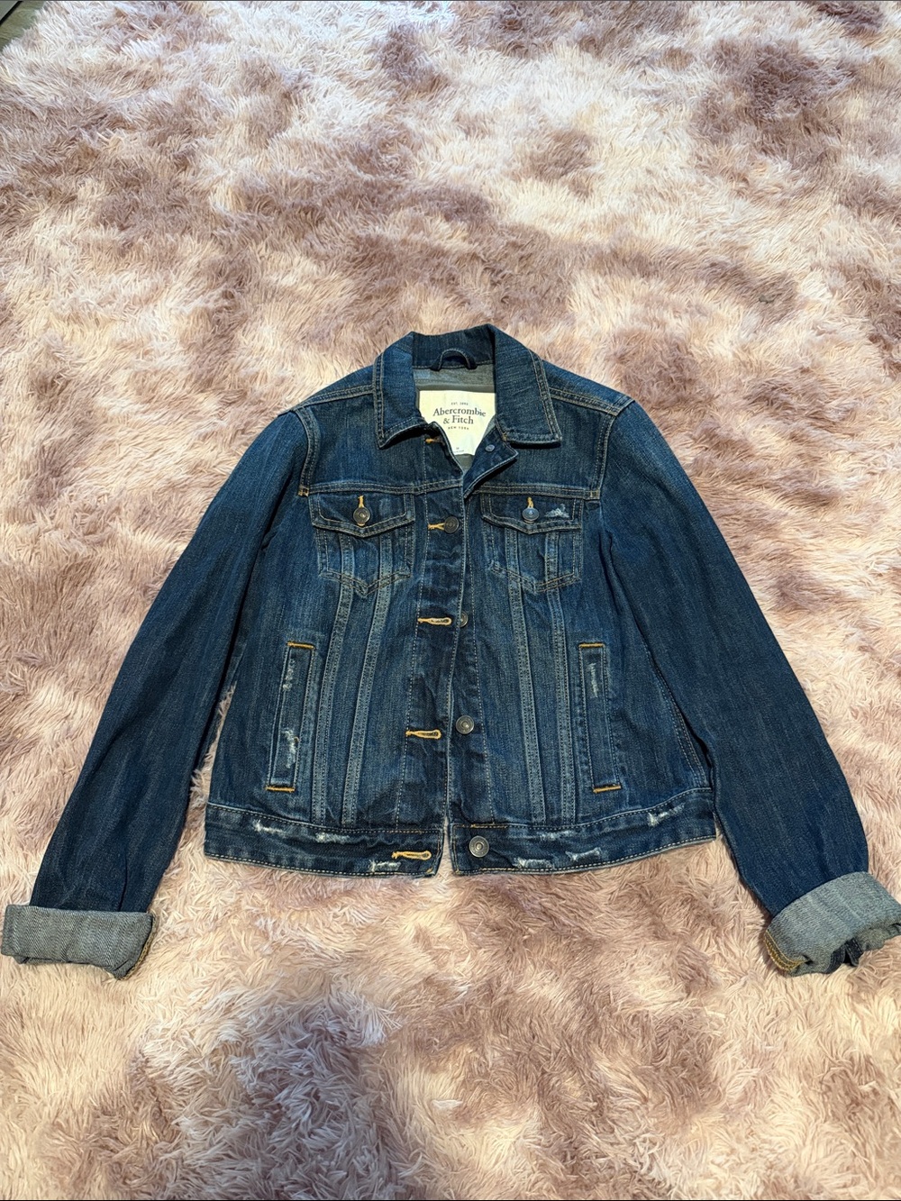 Abercrombie & Fitch Indigo Blue Denim Jacket